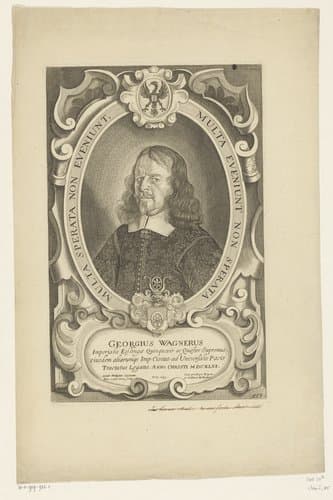 Portret van Georg Wagner by Antony van der Does