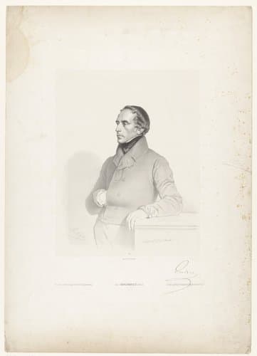 Portret van de politicus François Guizot by Marie Alexandre Alophe