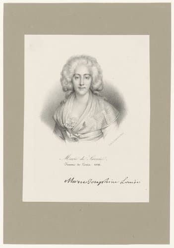 Portret van Maria Josephine van Savoye by anonymous