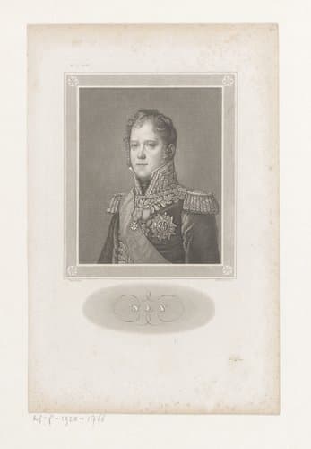 Portret van Michel Ney by G. Metzeroth