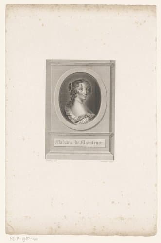 Portret van Madame de Maintenon by Pierre Joseph Tavernier