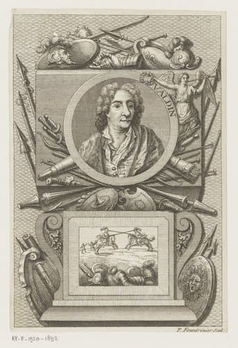 Portret van een onbekende man by Pierre Fourdrinier