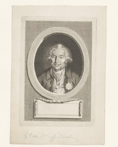 Portret van Georg Ernst von Holtzendorff by Frederik Christian Carstens