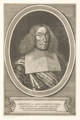 Portret van Herkules von Salis by Peter Aubry (III)