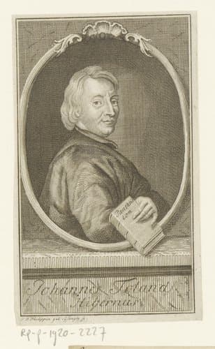 Portret van John Toland by Johanna Dorothea Sysang