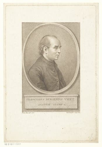 Portret van Franciscus Berlendis Vicet by Gaetano Testolini