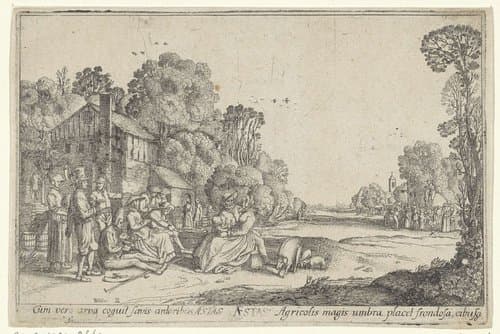 Aestas by Wenceslaus Hollar