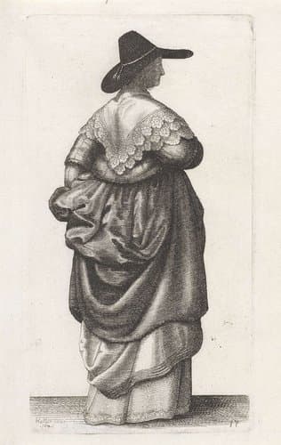 Ornatus Muliebris Anglicanus by Wenceslaus Hollar