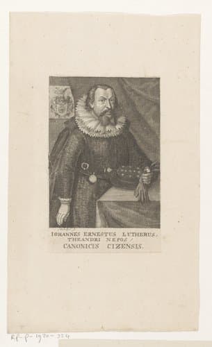 Portret van Johann Ernst Luther