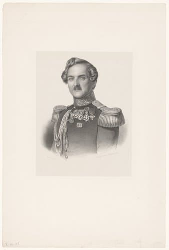 Portret van François Vincent Henri Antoine de Stuers by Augustin Luc Demoussy