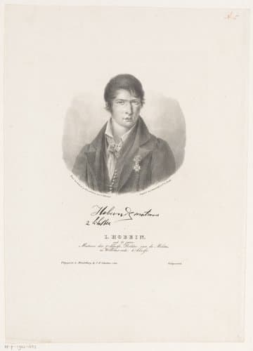 Portret van Jacob Hobein op 21-jarige leeftijd by Cornelis Kimmel