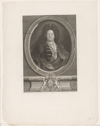 Portret van Charles-François Poerson by Étienne Desrochers