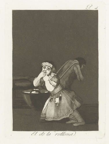 El de la rollona by Francisco de Goya