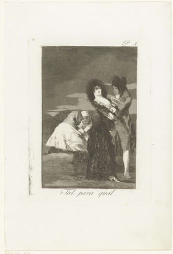 Twee van hetzelfde soort by Francisco de Goya