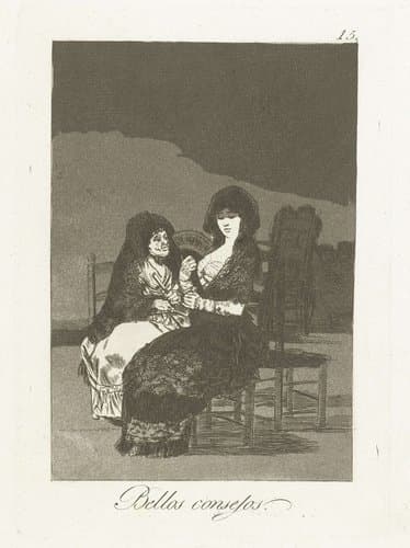 Goede raadgevingen by Francisco de Goya