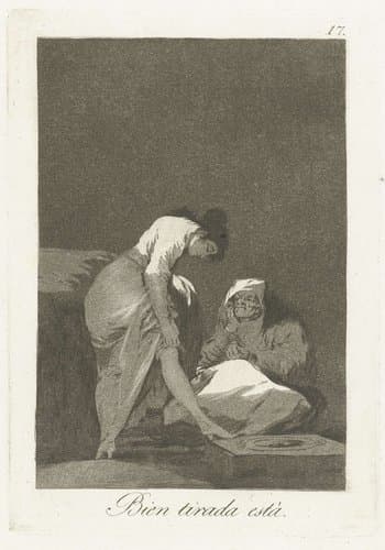 Hij is goed aangetrokken by Francisco de Goya