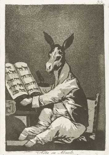 Asta su abuelo by Francisco de Goya