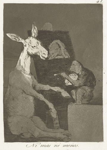 41/80 by Francisco de Goya