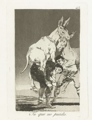 42/80 by Francisco de Goya