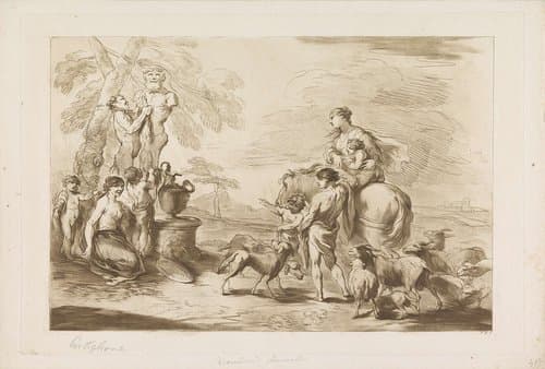 Offer aan Pan by Francesco Bartolozzi