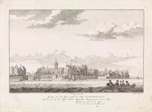 Groothoofdspoort te Dordrecht by Robbert Muys