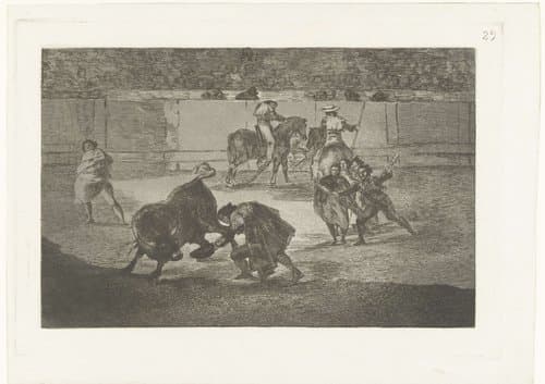 Stierenvechten by Francisco de Goya