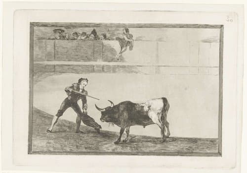 Stierenvechten by Francisco de Goya