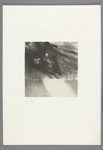 La Maison Hautée, 6 litho's omslag titelblad by Odilon Redon