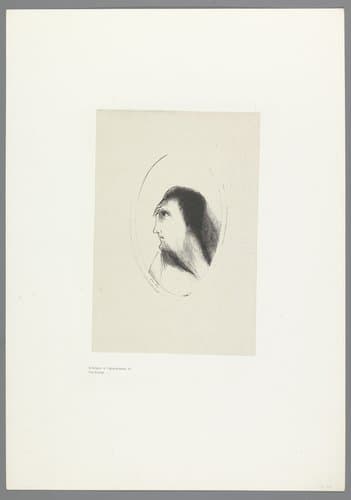 La Maison Haut,e, 6 litho's omslag titelblad by Odilon Redon