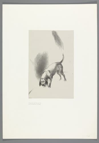 La Maison Hautée, 6 litho's omslag titelblad by Odilon Redon