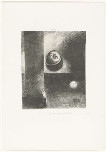 Er waren ook embryonale wezens by Odilon Redon