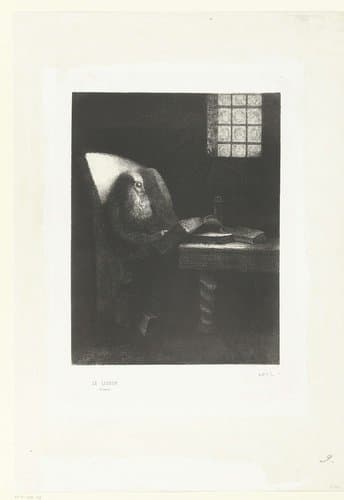 Le Liseur by Odilon Redon