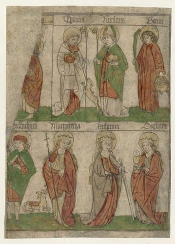 Veertien heiligen by anonymous