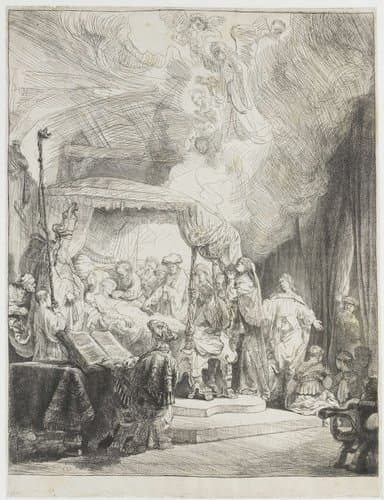 The Death of the Virgin by Rembrandt van Rijn