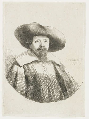 Menasseh ben Israel by Rembrandt van Rijn