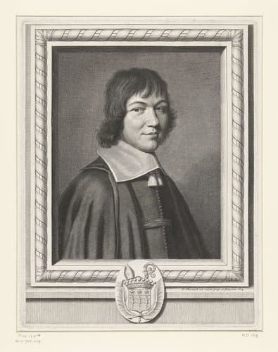 Portret van Charles-Maurice Le Tellier by Robert Nanteuil