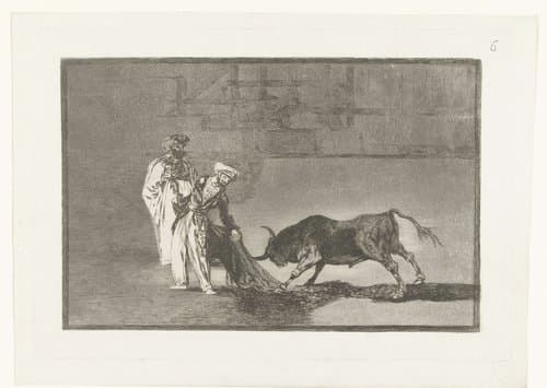 Stierenvechten by Francisco de Goya