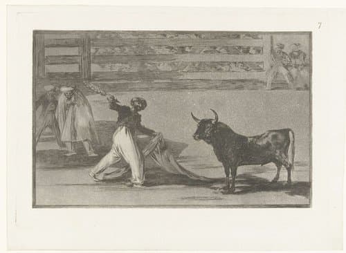Stierenvechten by Francisco de Goya
