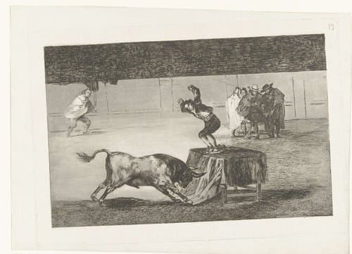 Otra locura suya en la misma plaza by Francisco de Goya