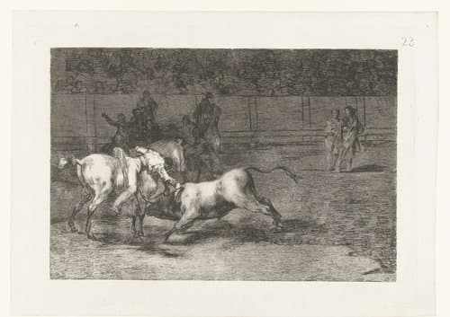 Stierenvechten by Francisco de Goya
