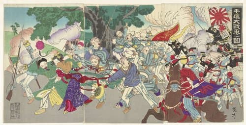 De grote slag bij Pyongyang by Mitsukata