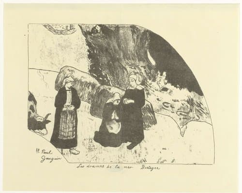 Verschrikkingen van de zee by Paul Gauguin