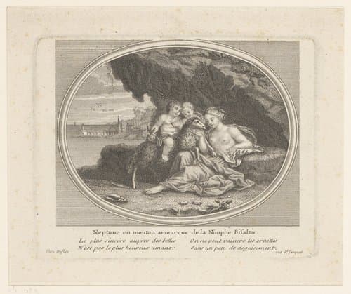 Neptune en mouton amoureux de la Nimphe Bisaltis.