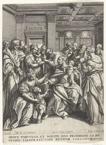 Christus zegent de kinderen