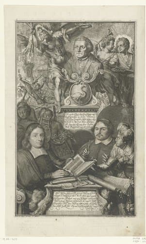 Allegorische voorstelling met Maarten Luther by Romeyn de Hooghe