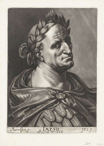 Portret van keizer Galba by Johann Friedrich Leonard