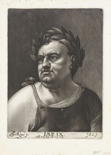 Portret van keizer Vitellius by Johann Friedrich Leonard