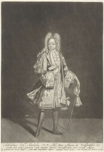 Portret van Johann Adolph II van Saksen-Weissenfels by Pieter Schenk (I)