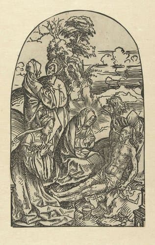 Bewening van Christus by Jacob Cornelisz van Oostsanen