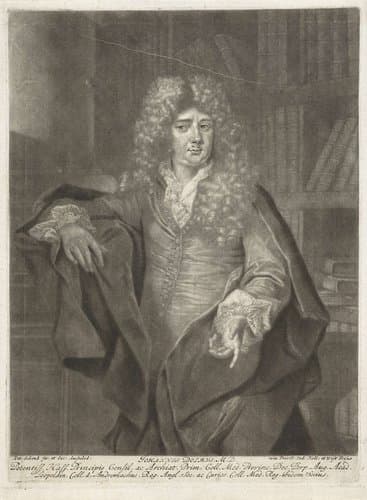 Portret van Johannes Dolaeus by Pieter Schenk (I)